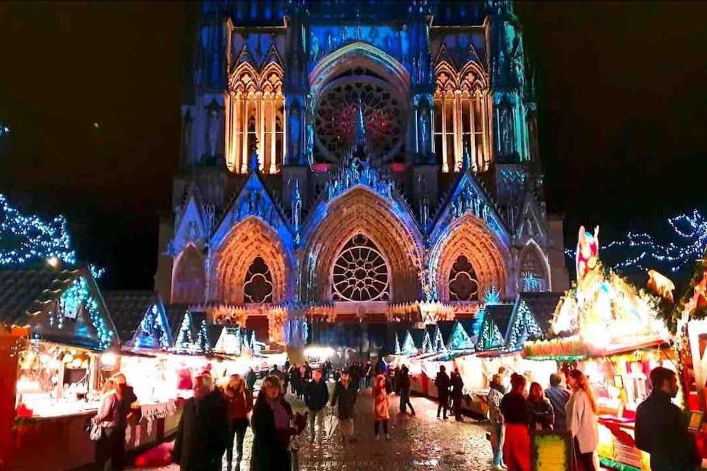 Cathedrale/Cossu/Confortable/Spacieux แร็งส์ ภายนอก รูปภาพ